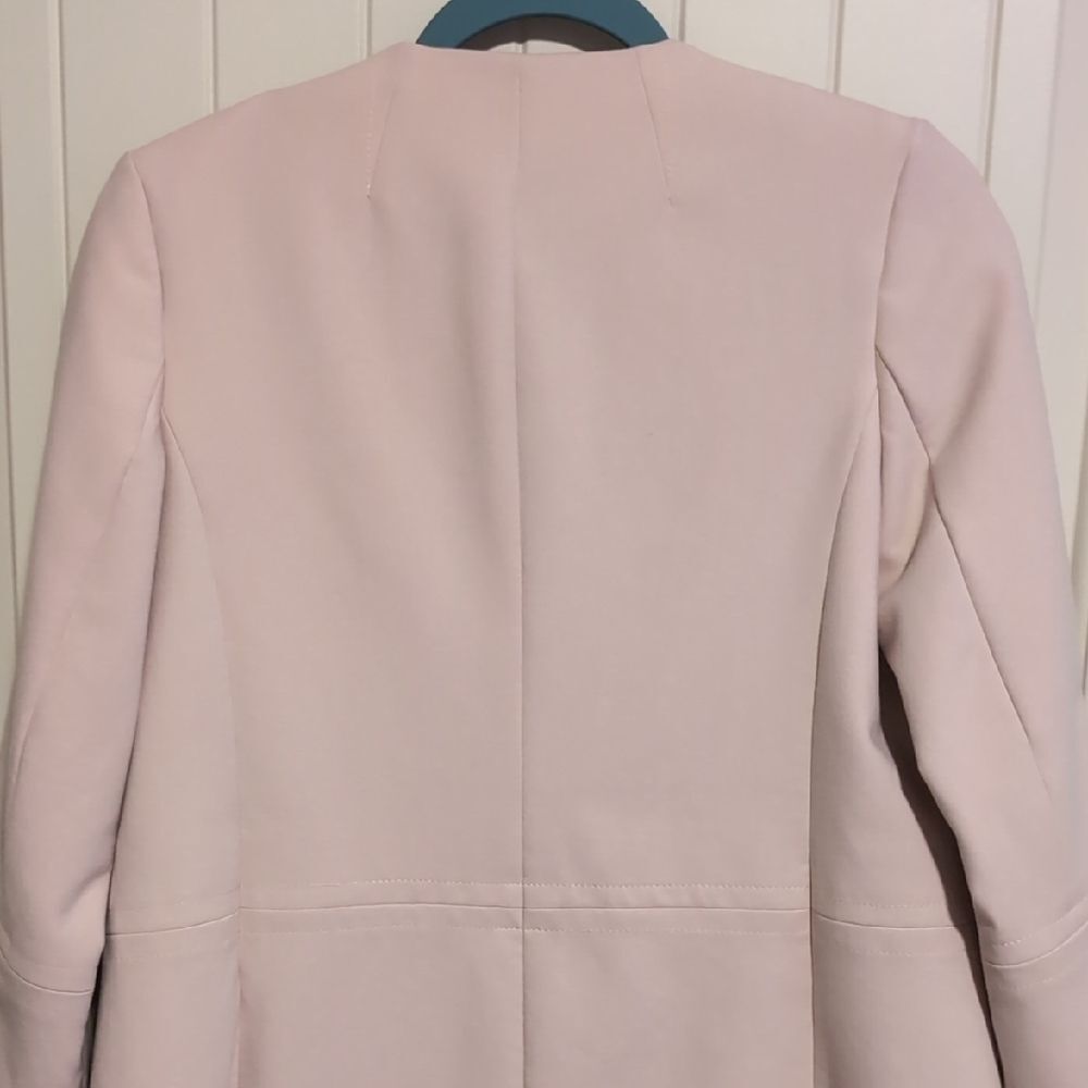Talbots Women's Blush Pink Blazer-Coat - Picture 14 of 16